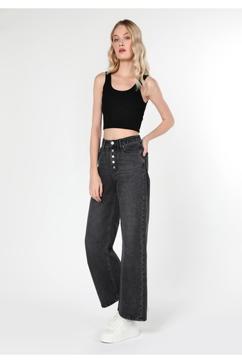 Colin's 970 Berry Regular Fit High Waist Straight Leg Women's Blue Jean Trousers