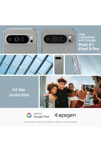 Spigen Ultra Hybrid designed for Google Pixel 9 Pro XL case cover - Crystal Clear