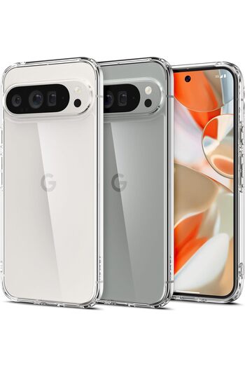 Spigen Ultra Hybrid designed for Google Pixel 9 Pro XL case cover - Crystal Clear