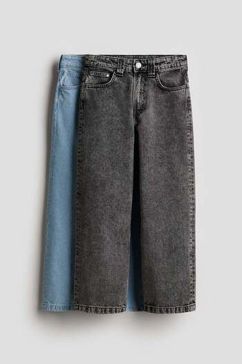 H&M 2-pack Baggy Fit Jeans