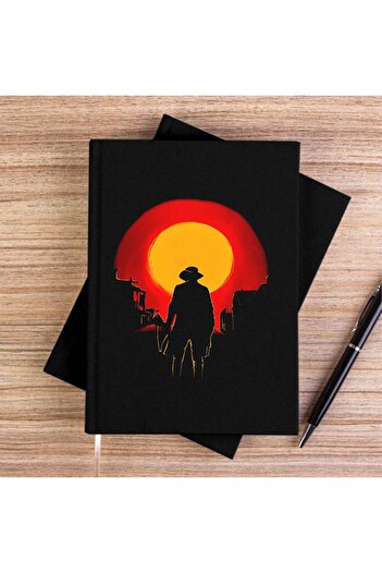CrowsGate Red Dead Redemption 2 Arthur Morgan Black Canvas Notebook