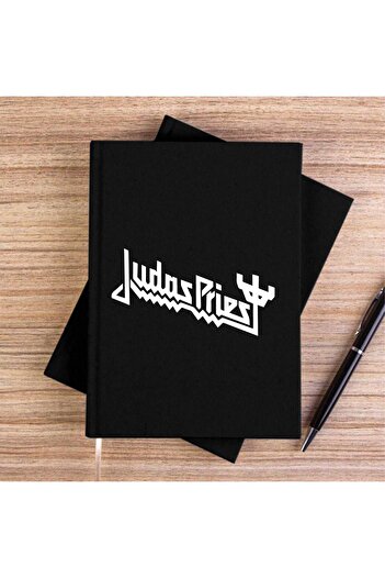 CrowsGate Judas Priest Black Canvas Notebook
