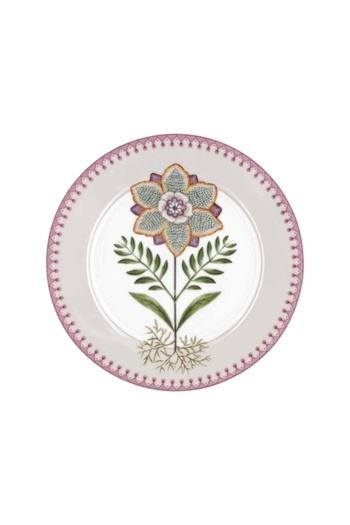 Pip Studio Porcelain plate, Pip Studio, White, 21cm, Lily&Lotus collection