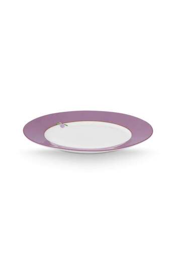 Pip Studio Porcelain plate, Pip Studio, Lilac, 26.5 cm, Lily&Lotus collection