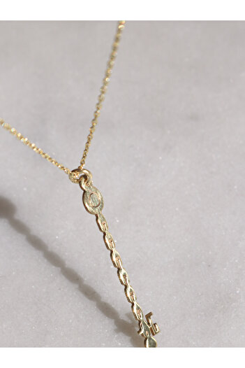 Reorah Collection Chain Key-Zincir Anahtar Kolye 925 Gümüş