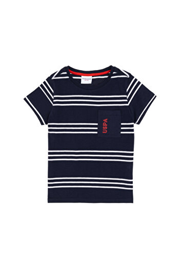 U.S. Polo Assn. Erkek Çocuk Lacivert Basic Tişört 50295562-VR033