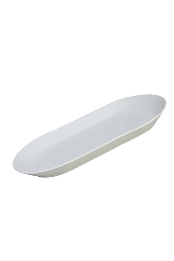Cesiro White Porcelain Plate 38 x 21 x 4 cm