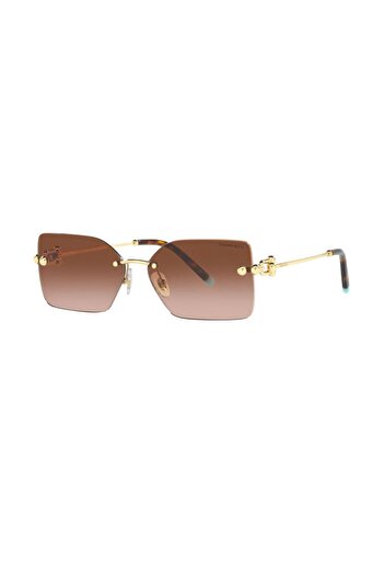 Tiffany Co. Tf 3088 61773B 59 Women's Butterfly Gold Metal Sunglasses