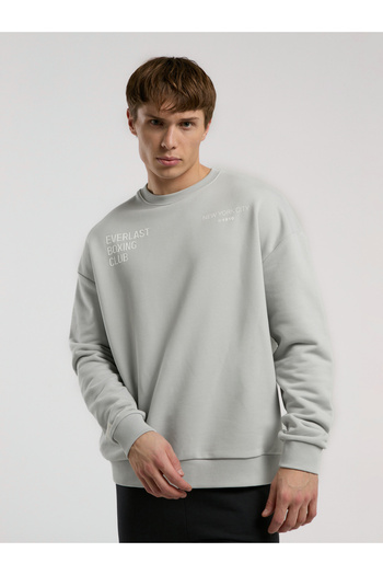 EVERLAST Boxing Club Light Gray Men's Sweatshirt