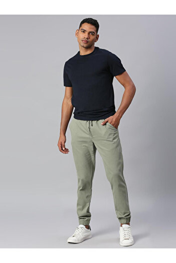 Dennis Lingo By Styli Cotton Tapered Fit Joggers Trousers