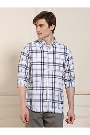 Dennis Lingo By Styli Casual Checked Long Sleeves Shirt