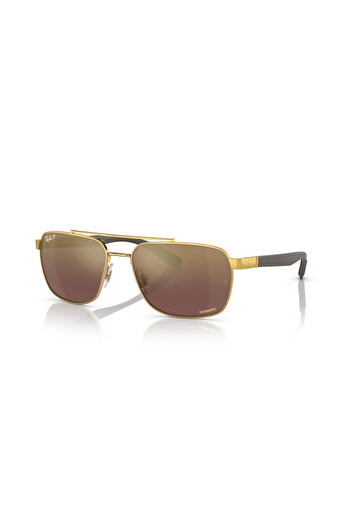 Ray-Ban Ray Ban Man Rectangle Sunglasses- Rb 3701 - Lense Size:59mm - Arista