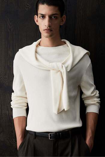 H&M Slim Fit Rib-knit jumper
