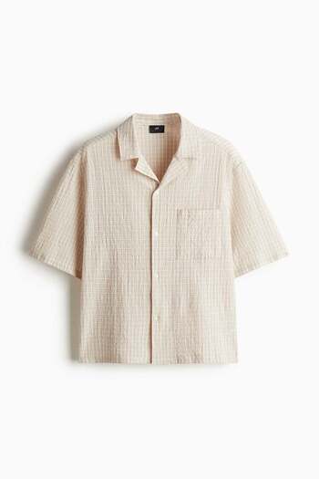 H&M Loose Fit Seersucker resort shirt
