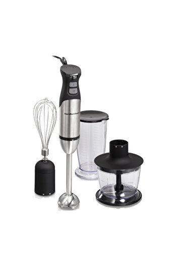 Hamilton Beach 5 In 1 Stainless Steel Hand Blender, Chopper, Mixer, Food Processor, Smoothie Maker, 160 Watts
