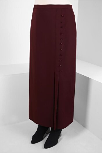 Alvina BUTTON DETAILED SKIRT 60512