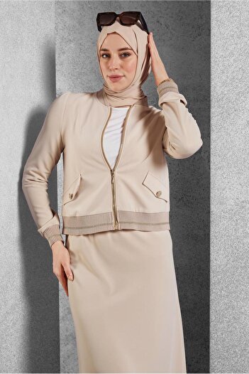 Alvina 45215 Model Suit Set with Skirt and Jacket