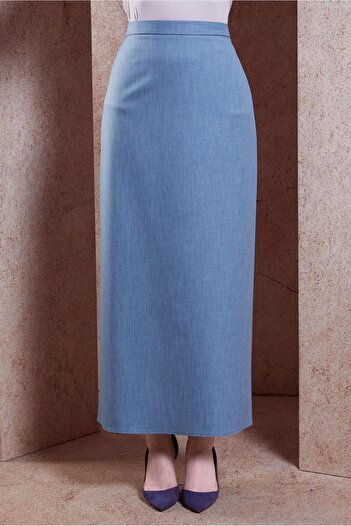 Alvina 60550 Model Hidden Slit Skirt