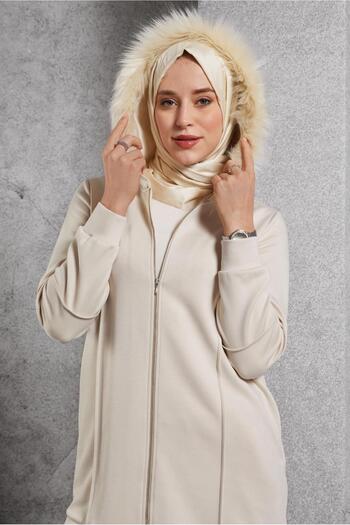 Alvina Fur Detailed Trousers Suit 45217