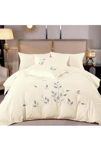 Comfy Dream 6 Pc Embroidery Cotton Comfy Comforter Set With Fiber Filling 12