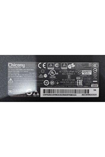 CASPER Excalibur G660 G780 G860 G770 Şarj Cihazı Adaptör Orijinal 19.5v 9.23a 180w