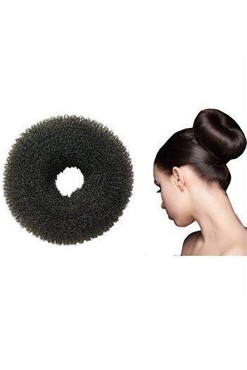 TAKIŞTIR Black Color Sponge Bun Buckle