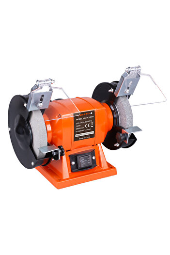 Lawazim 5-inch Bench Grinder - 150W with BS Plug and Sheild Guards for Sharpening & Polishing