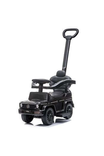 lovely baby Best Ride On Cars Kids Stroller | Mercedes G-Wagon | Music & Horn | Handle | 1-3 Years | Black