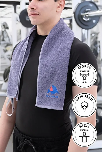 FAVORA Sports Training Towel 105X30 - Anthracite