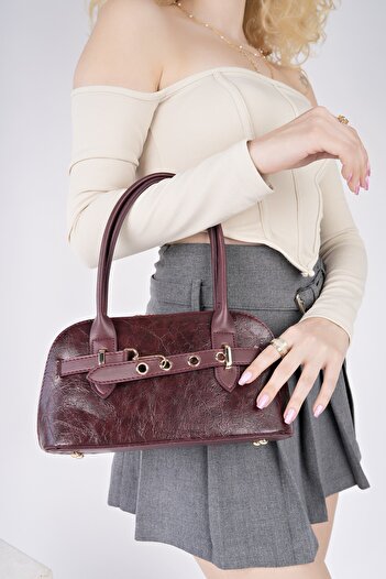 MUGGO Glow Women's Belt Detailed Hand and Shoulder Bag