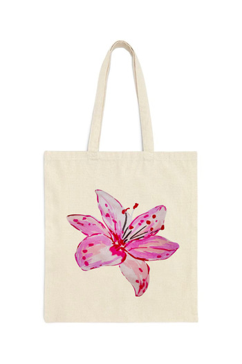 EFBUTİK Cloth Bag Types - Pink Floral Printed