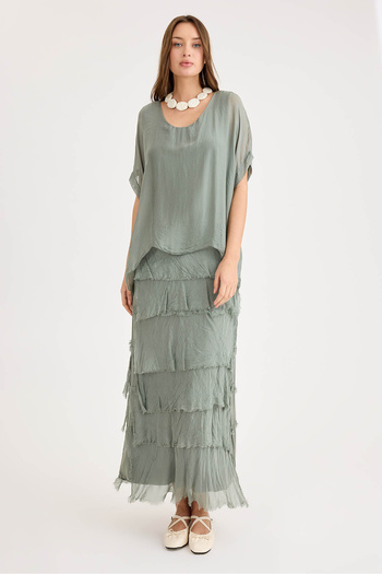 Vitrin Casual Long Tulle Dress