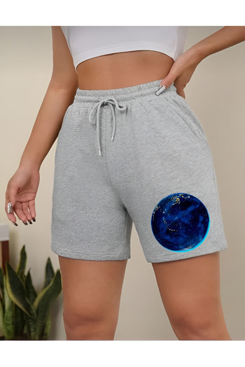 belean World Printed Unisex Shorts Lycra Flexible Single Jersey Combed Cotton Fabric Does Not Sweat