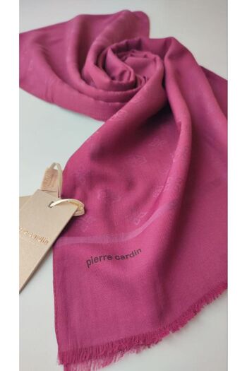Pierre Cardin Σάλι από βαμβάκι δαμάσκηνο