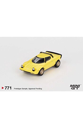 mini gt 1/64 Lancia Stratos Hf Stradale Giallo Fly Mgt00771