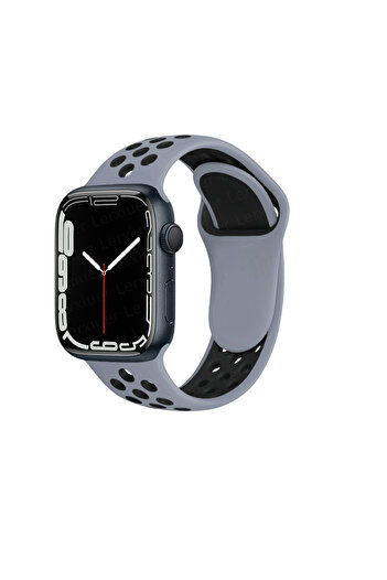 PSGT Apple Watch Seri:1/2/3/4/5/6/se/7/8/9 (42-44-45-49MM) Ve Seri10(46MM) Uyumlu Silikon Kordon Dilekli