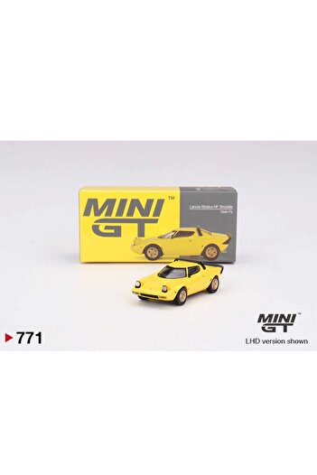 mini gt 1/64 Lancia Stratos Hf Stradale Giallo Fly Mgt00771