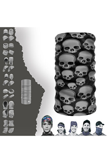DeBuff Collar Skull's Buff Baf Безшовний трубчастий комір-бандана