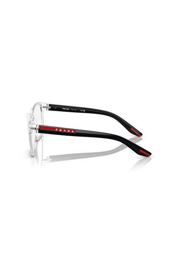 Prada Linea Rossa Man Square Eyeglasses- Ps 06pv - Lense Size:55mm - Crystal