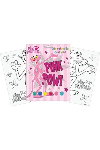 Rainbow Max PINK PANTHER- Number Pattern Coloring Kit