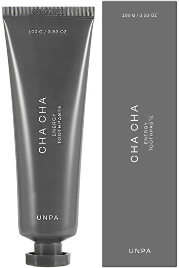 UNPA Cha Cha Energy Toothpaste 100g | Natural Activated Charcoal Toothpaste for Sensitive Teeth Reli
