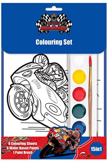 Generic Bake Master 15 in 1 Coloring Activity Set for Kids