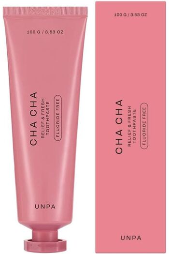 UNPA Cha Cha Toothpaste Pink Edition 100g | Activated Charcoal Toothpaste for Teeth Cleaning | Black