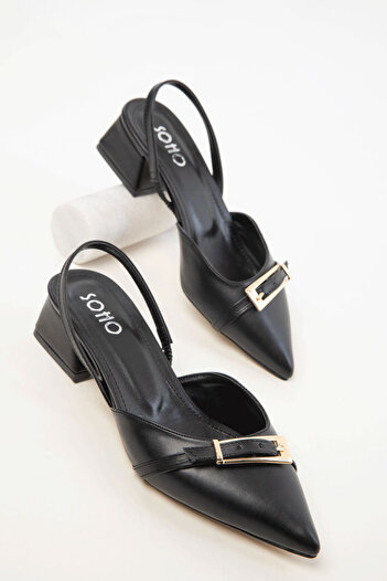 SOHO Black Women's Classic Heeled Shoes 20420