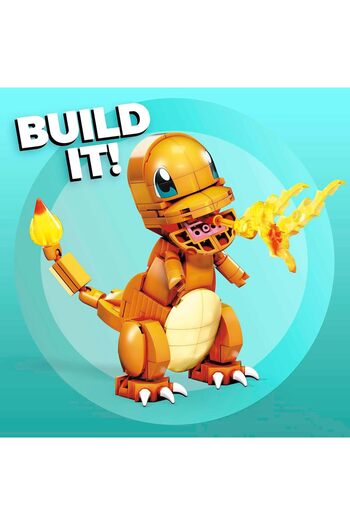 MEGA Construx Pokemon Charmander Construction Set with character figures, Building Toys for Kids (18