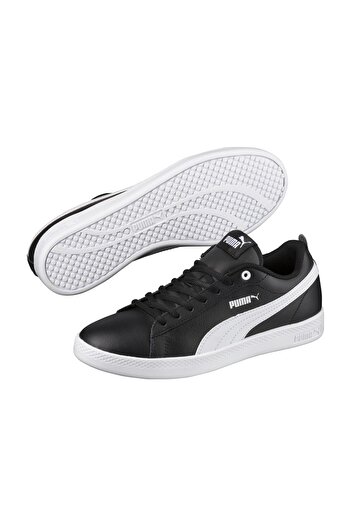 Puma Γυναικεία αθλητικά παπούτσια SMASH WNS V2 Μαύρα Λευκά100325842