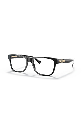 Versace Man Rectangle Eyeglasses- Ve 3303 - Lense Size:55mm - Black