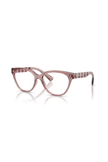Armani Exchange Woman Phantos Eyeglasses- Ax 3117u - Lense Size:54mm - Shiny Transparent Burgundy