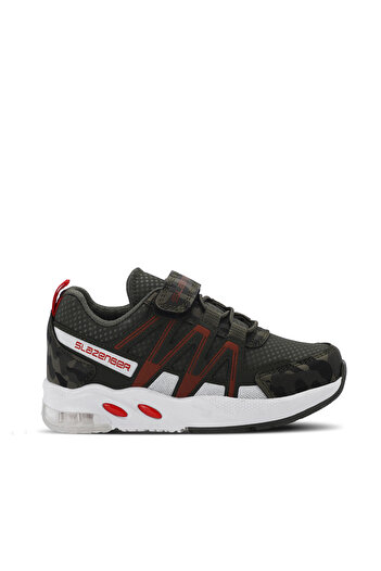 Slazenger Elips Unisex Kids Sneaker Shoes Khaki Camouflage