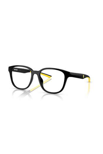 Scuderia Ferrari Ferrari Scuderia Unisex Round Eyeglasses- Fz 8015u - Lense Size:52mm - Black